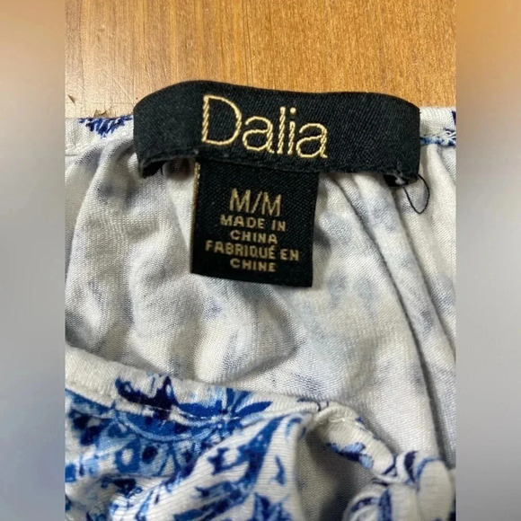 Dalia Summery Floral Boho Short  Sleeve Top - Picture 3 of 6